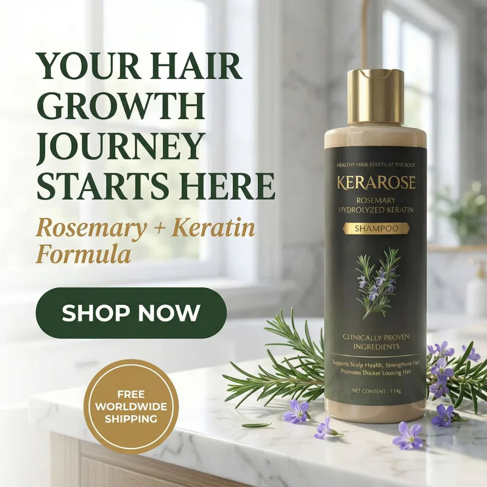 Kerarose Rosemary Shampoo For Hair Growth (Buy 1 Get 1 Free 🔥🔥)