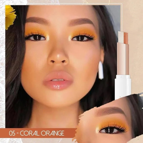😍6 Pcs Instant Glow 2-in-1 Eyeshadow Stick, Perfect Makeup🔥