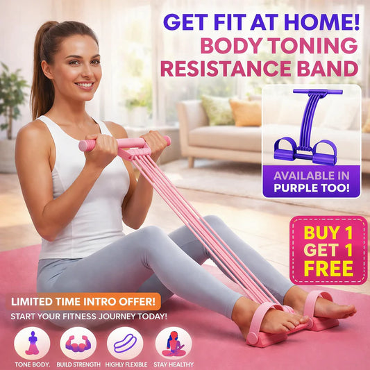 “SakerPlus® Multifunction Pedal Resistance Band Trainer (Buy 1 Get 1 Free)