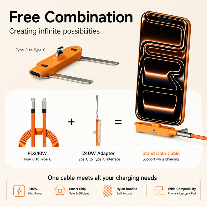 SnapVolt™ – Invisible Holder Cable | Magnetic Grip • Fast Charging | Drive & Charge Hands-Free (BUY 1 GET 1 FREE)