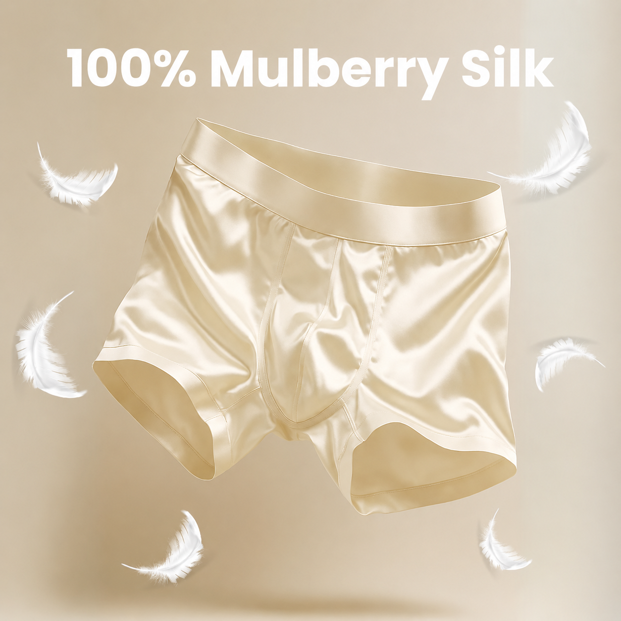 Luxury Men's Ice Silk Briefs Boxers (Pack of 4)