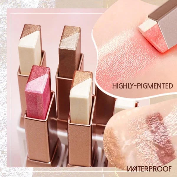 😍6 Pcs Instant Glow 2-in-1 Eyeshadow Stick, Perfect Makeup🔥