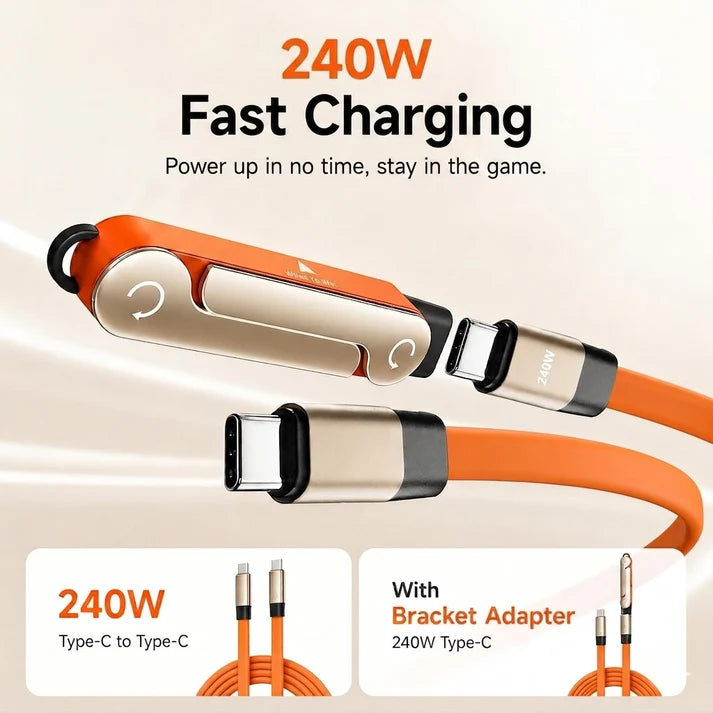 SnapVolt™ – Invisible Holder Cable | Magnetic Grip • Fast Charging | Drive & Charge Hands-Free (BUY 1 GET 1 FREE)