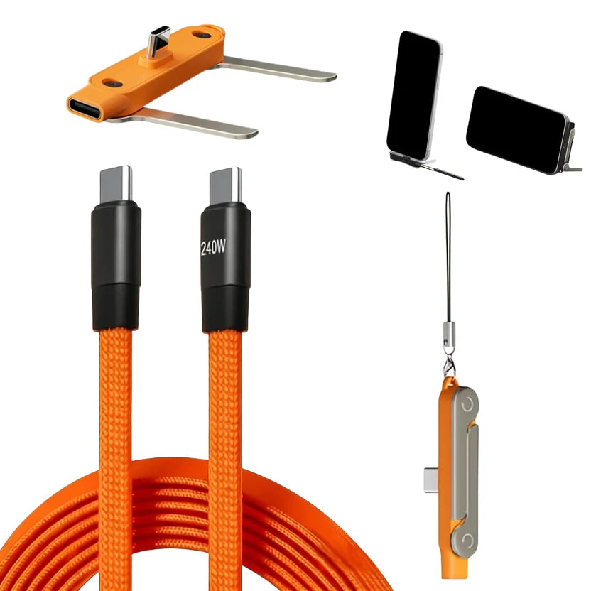 SnapVolt™ – Invisible Holder Cable | Magnetic Grip • Fast Charging | Drive & Charge Hands-Free (BUY 1 GET 1 FREE)