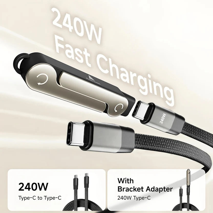 SnapVolt™ – Invisible Holder Cable | Magnetic Grip • Fast Charging | Drive & Charge Hands-Free (BUY 1 GET 1 FREE)