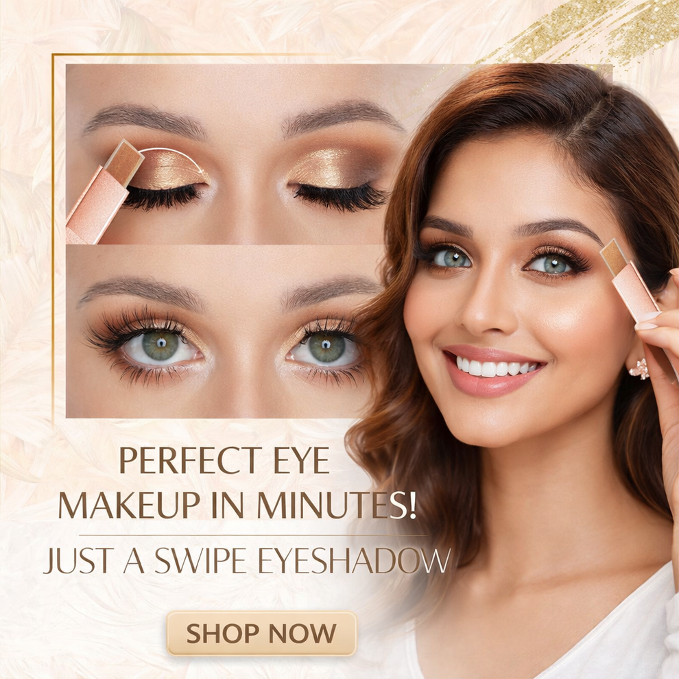 😍6 Pcs Instant Glow 2-in-1 Eyeshadow Stick, Perfect Makeup🔥